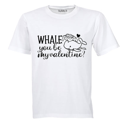 Whale You Be My VALENTINE - Kids T-Shirt