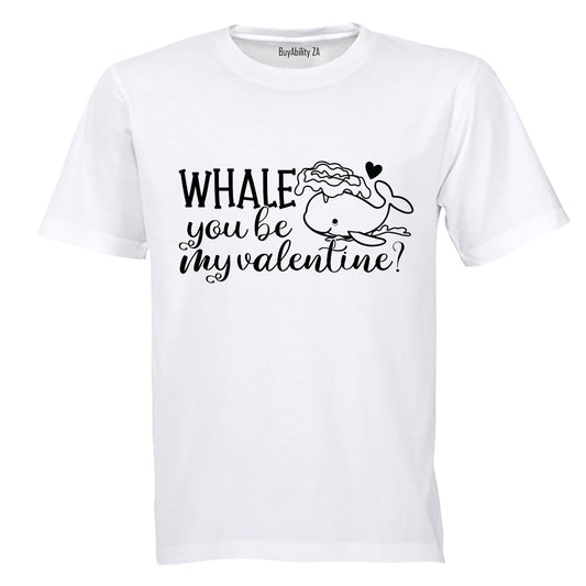 Whale You Be My VALENTINE - Kids T-Shirt