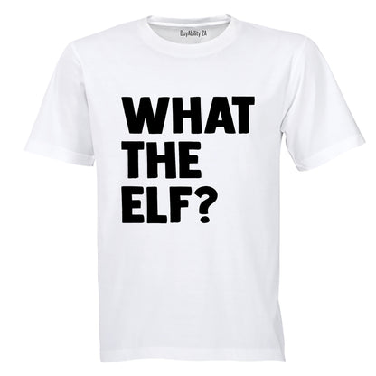 What The Elf - Bold - Christmas - Adults - T-Shirt