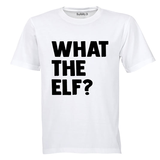 What The Elf - Bold - Christmas - Adults - T-Shirt