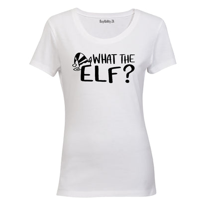 What The Elf - Christmas Hat - Ladies - T-Shirt