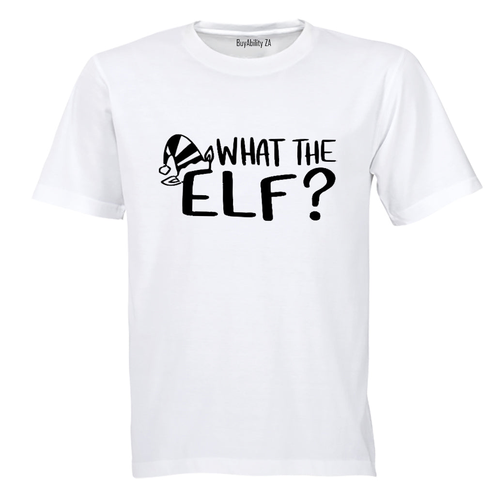 What The Elf - Christmas Hat - Adults - T-Shirt