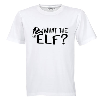 What The Elf - Christmas Hat - Adults - T-Shirt