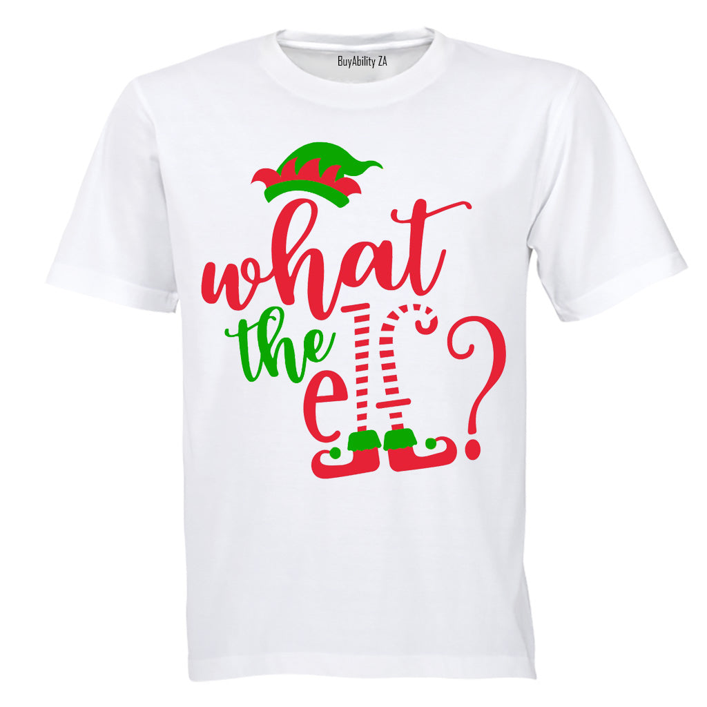 What the Elf - Christmas - Adults - T-Shirt - BuyAbility