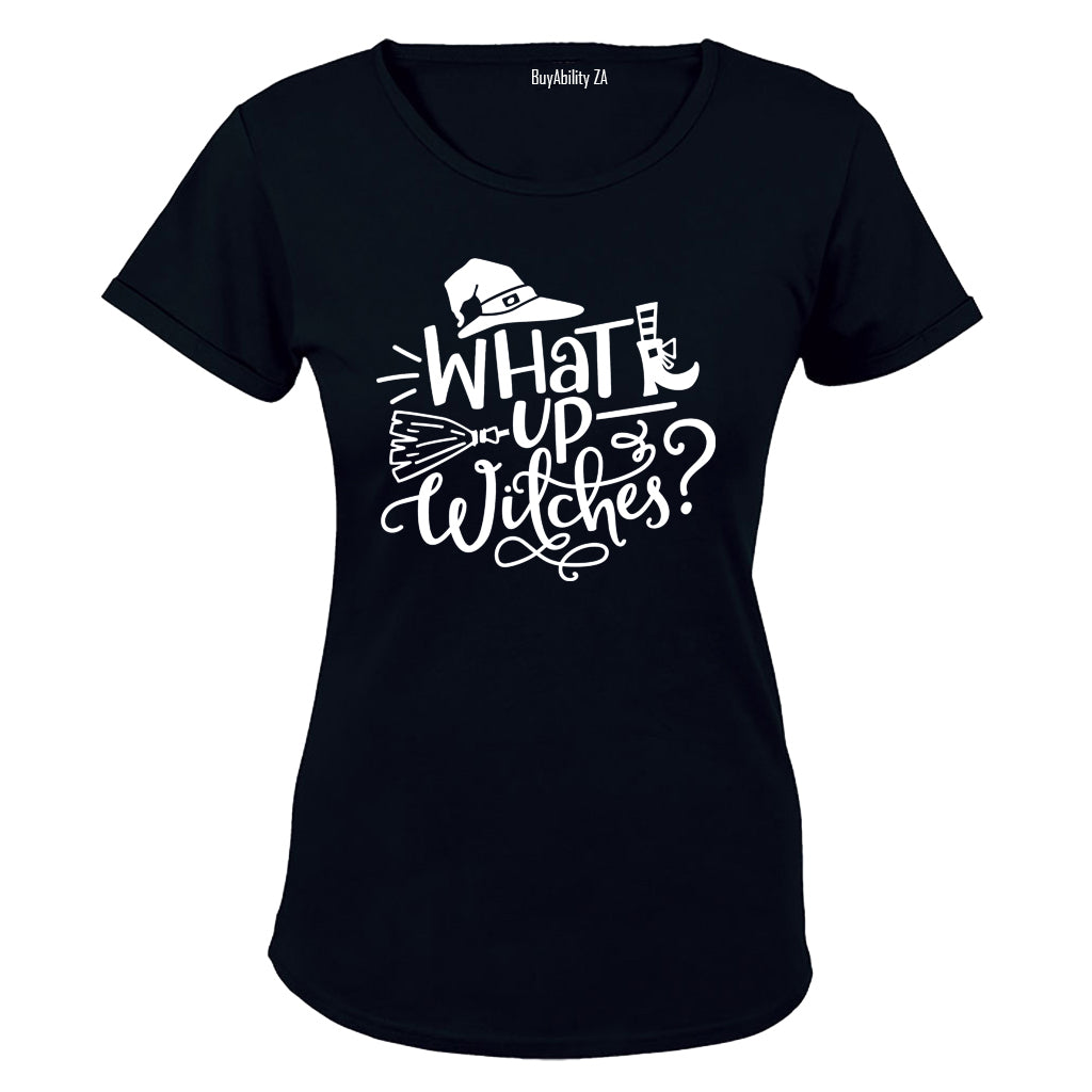 What Up Witches - Halloween - Ladies - T-Shirt