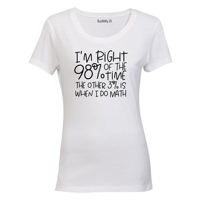 When I Do Math - Ladies - T-Shirt - BuyAbility South Africa