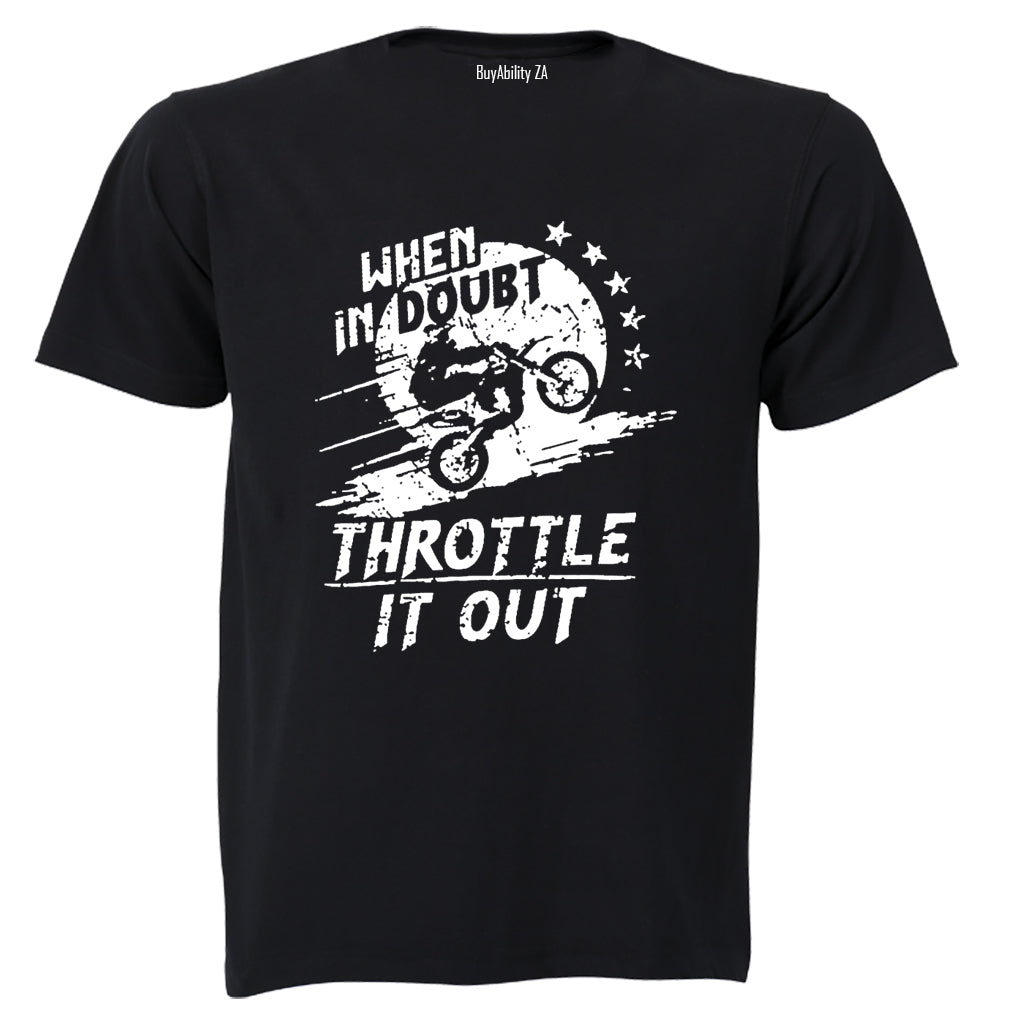 When In Doubt - Bike - Adults - T-Shirt - BuyAbility South Africa