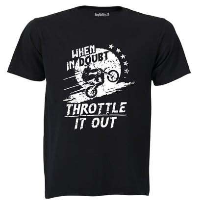 When In Doubt - Bike - Adults - T-Shirt - BuyAbility South Africa