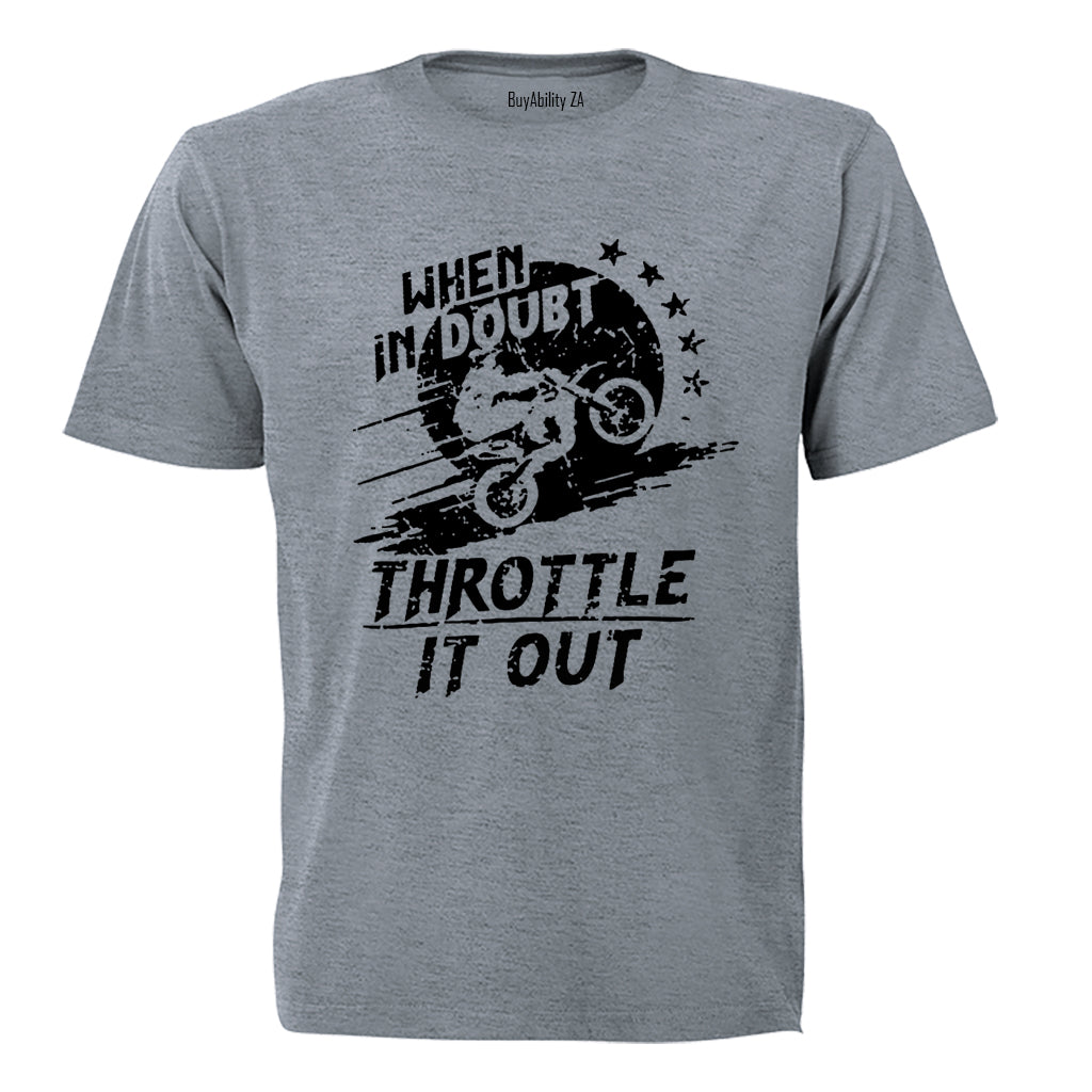 When In Doubt - Bike - Adults - T-Shirt - BuyAbility South Africa