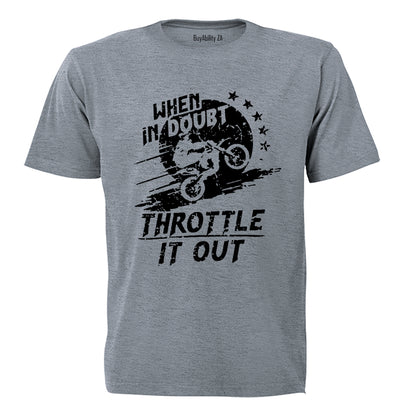 When In Doubt - Bike - Adults - T-Shirt - BuyAbility South Africa