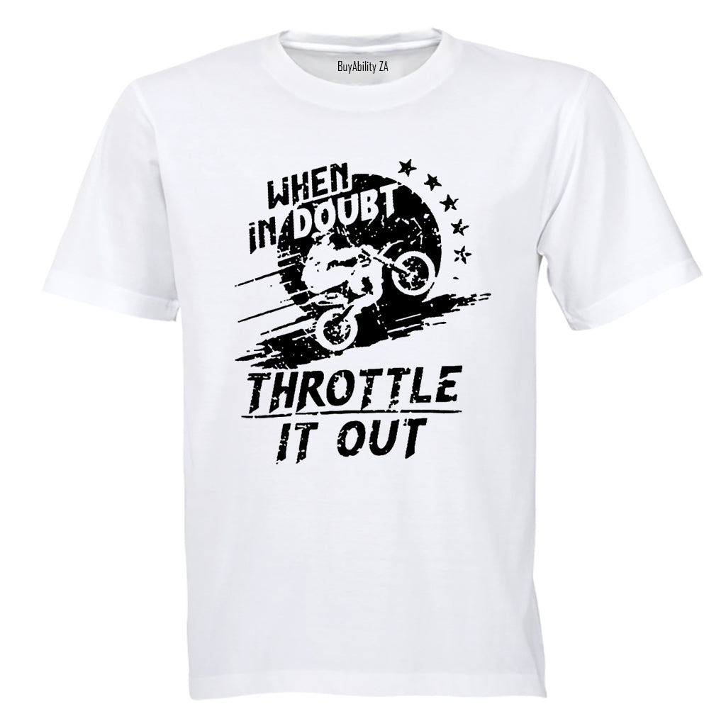 When In Doubt - Bike - Adults - T-Shirt - BuyAbility South Africa