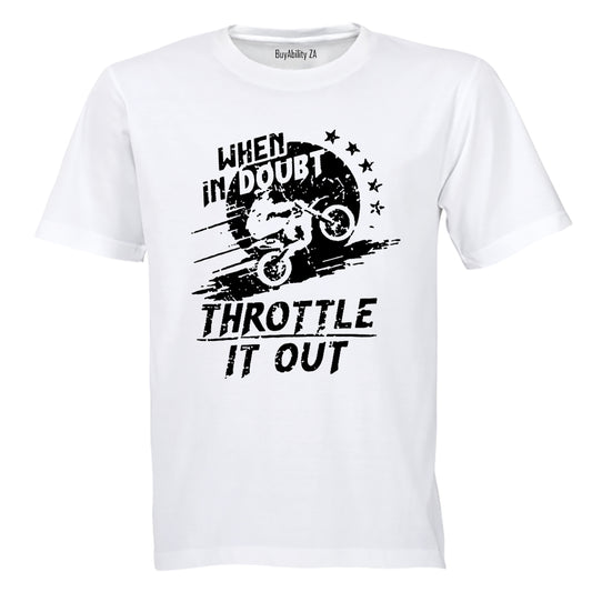 When In Doubt - Bike - Adults - T-Shirt - BuyAbility South Africa
