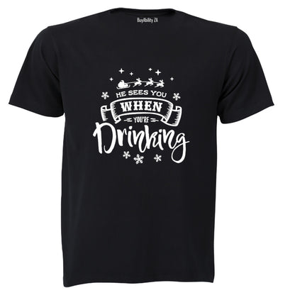 When You're Drinking - Christmas - Adults - T-Shirt