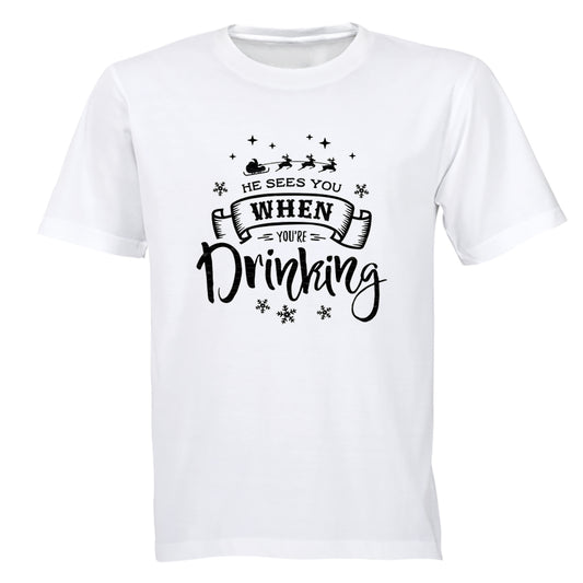 When You're Drinking - Christmas - Adults - T-Shirt - BuyAbility South Africa