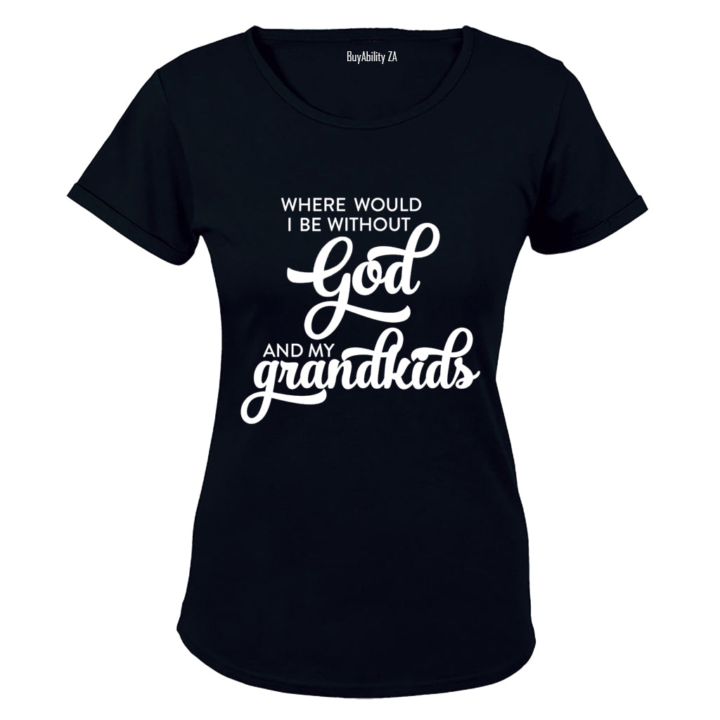 God & My Grandkids - Ladies - T-Shirt