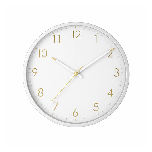 Modern White Analogue Wall Clock
