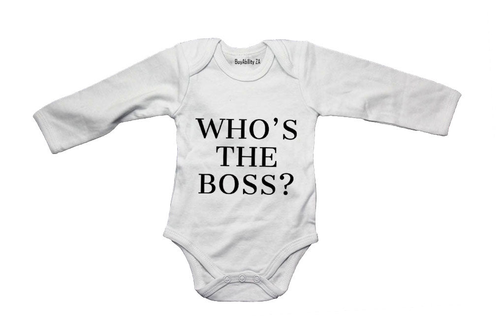 Who's The Boss - Baby Grow - BuyAbility South Africa