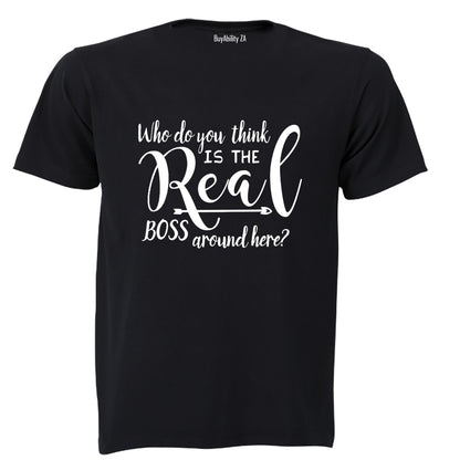 Who Do You Think The Real Boss Is? - Kids T-Shirt