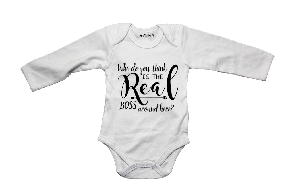 Who Do You Think The Real Boss Is? - Baby Grow