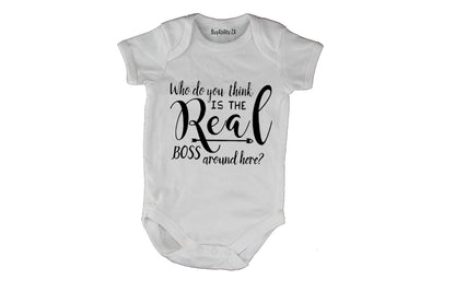Who Do You Think The Real Boss Is? - Baby Grow