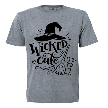 Wicked Cute - Witch - Halloween - Kids T-Shirt