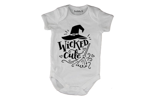 Wicked Cute - Witch - Halloween - Baby Grow