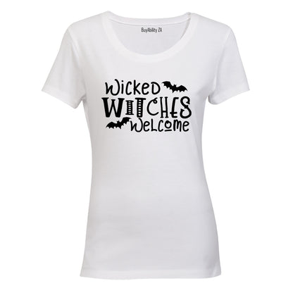 Wicked Witches - Halloween - Ladies - T-Shirt - BuyAbility South Africa