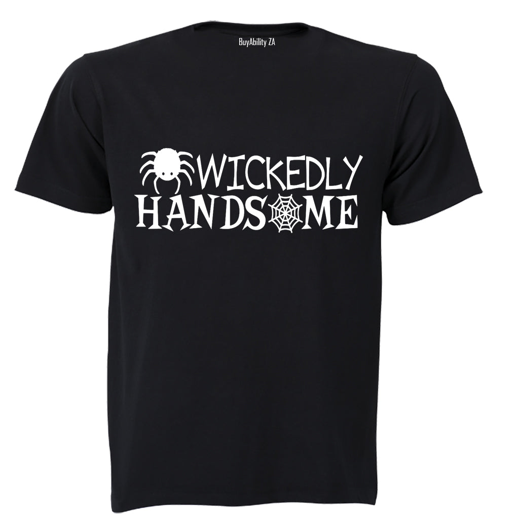 Wickedly Handsome - Halloween - Adults - T-Shirt