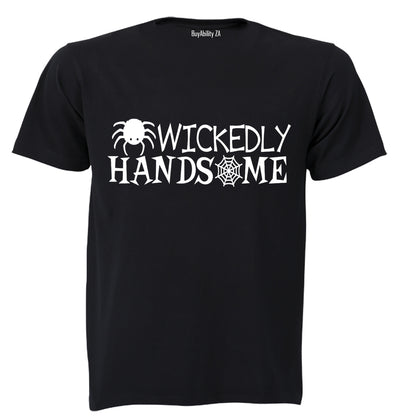 Wickedly Handsome - Halloween - Adults - T-Shirt