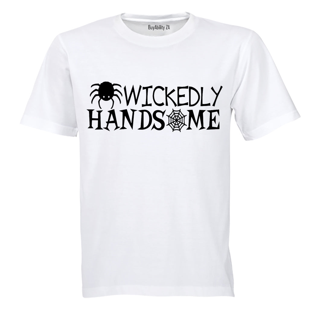 Wickedly Handsome - Halloween - Adults - T-Shirt