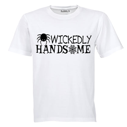Wickedly Handsome - Halloween - Adults - T-Shirt