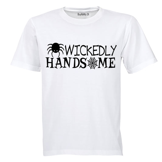 Wickedly Handsome - Halloween - Adults - T-Shirt