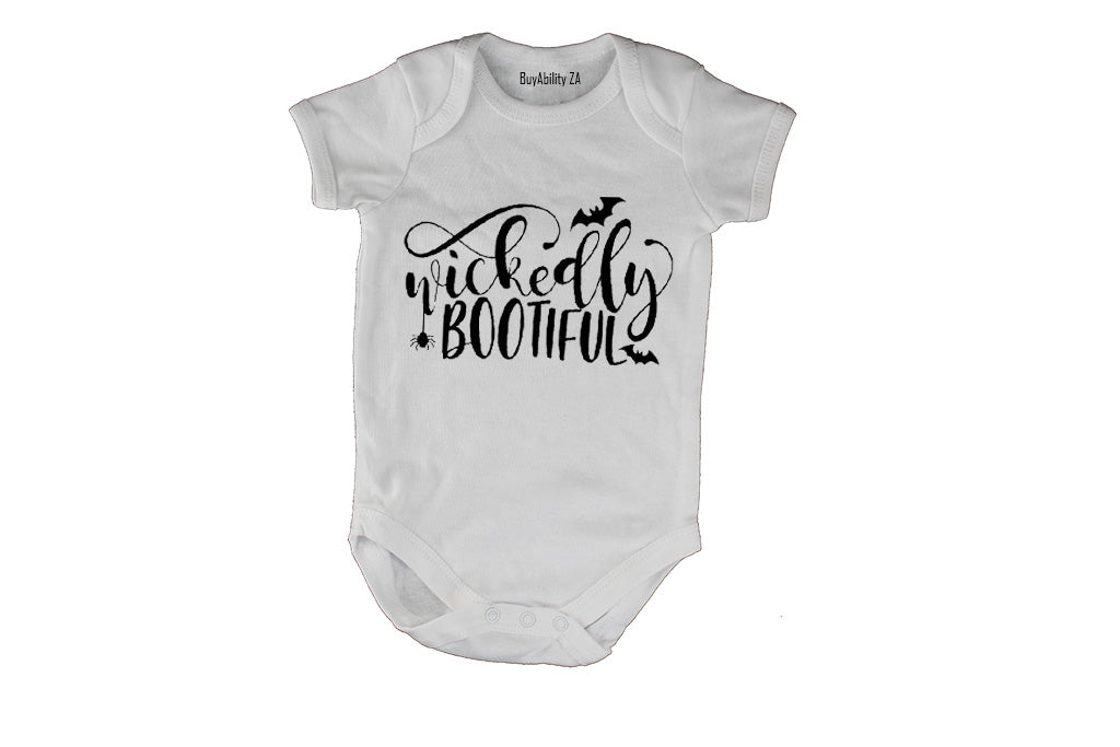 Wickedly Boo-tiful - Halloween - Baby Grow