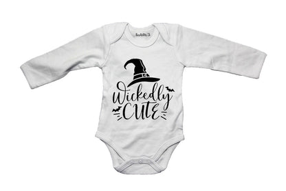 Wickedly Cute - Hat - Halloween - Baby Grow