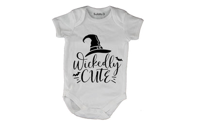 Wickedly Cute - Hat - Halloween - Baby Grow