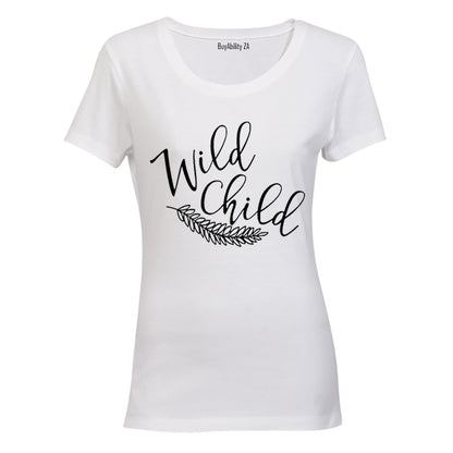 Wild Child - Feather - Ladies - T-Shirt - BuyAbility