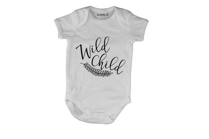 Wild Child - Feather - Baby Grow
