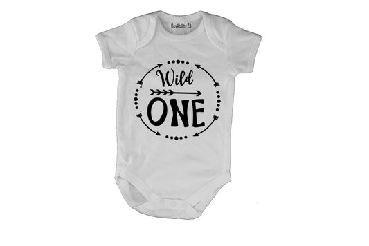 Wild One - Circular Design - Baby Grow