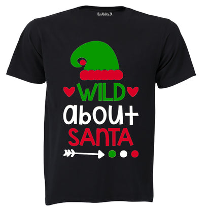 Wild About Santa - Christmas - Kids T-Shirt