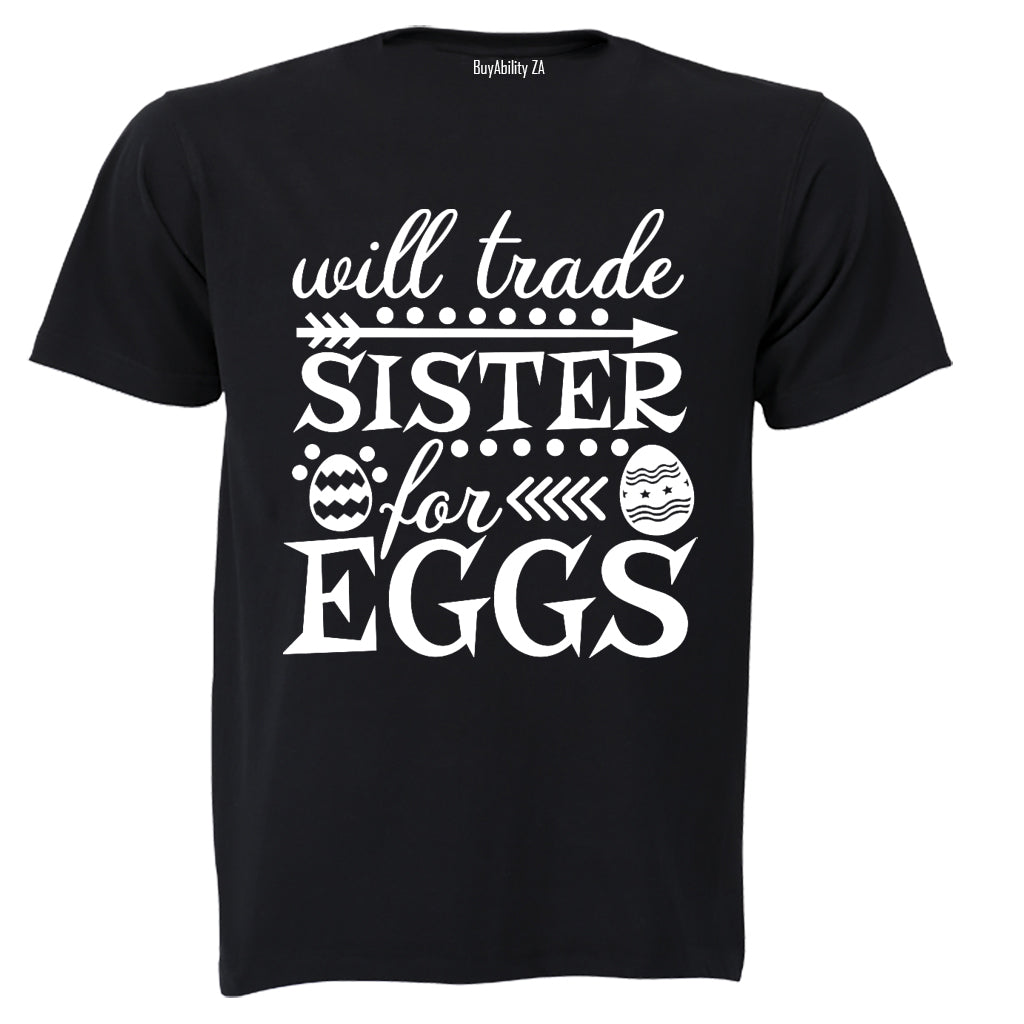 Trader Sister for Eggs - Easter - Kids T-Shirt