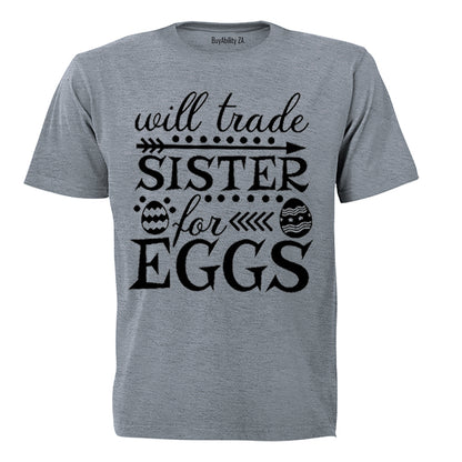 Trader Sister for Eggs - Easter - Kids T-Shirt