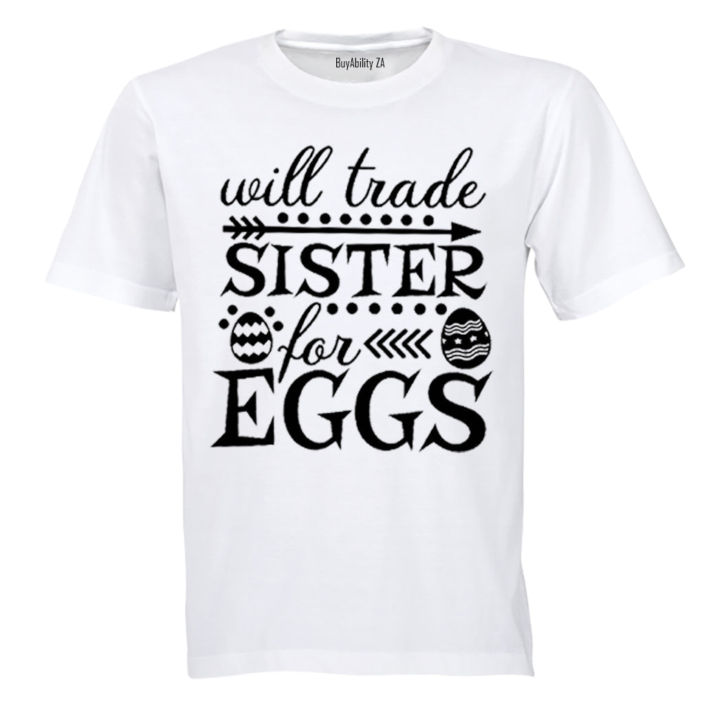 Trader Sister for Eggs - Easter - Kids T-Shirt