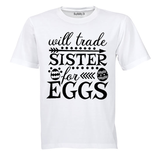 Trader Sister for Eggs - Easter - Kids T-Shirt