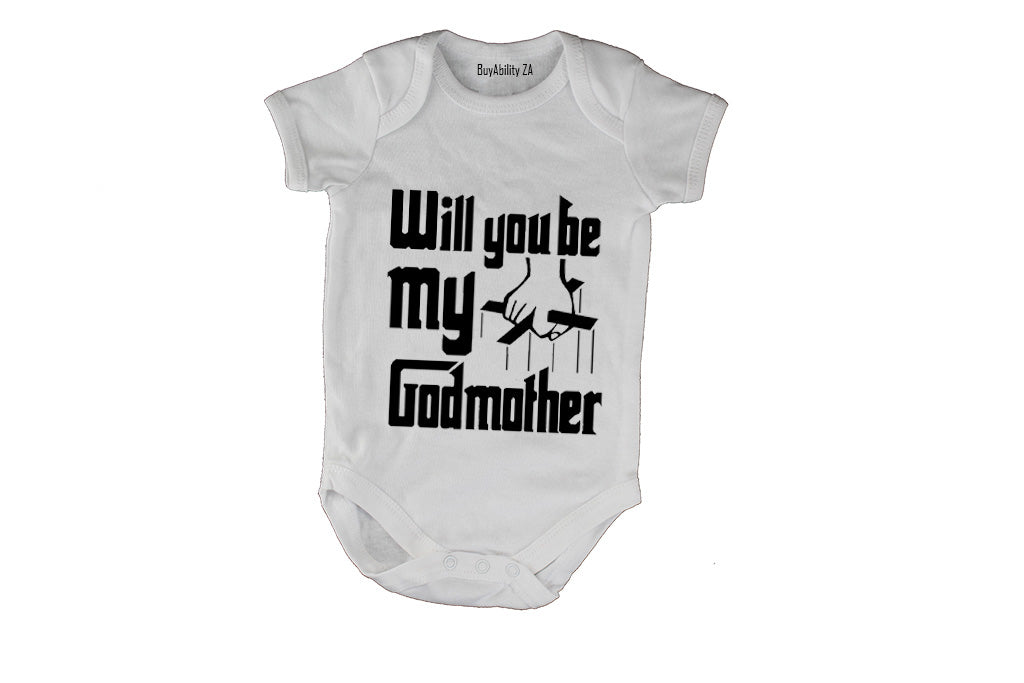 Will You Be My Godmother - Baby Grow - BuyAbility South Africa
