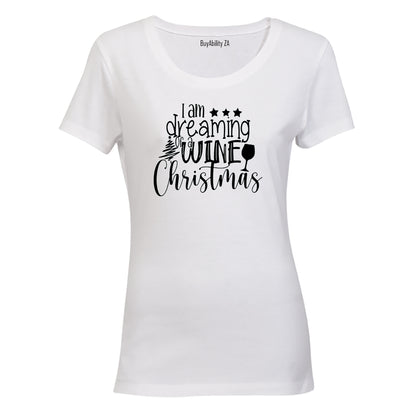 Wine Christmas - Ladies - T-Shirt