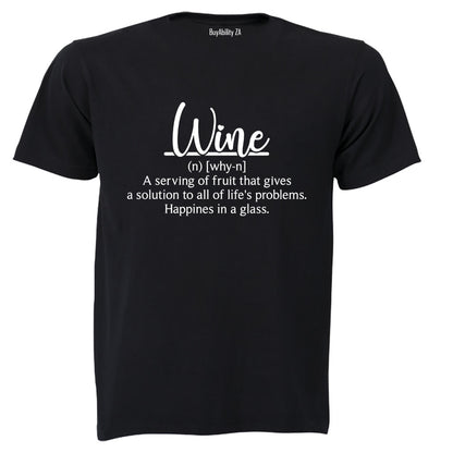 Wine Defined - Adults - T-Shirt - BuyAbility South Africa