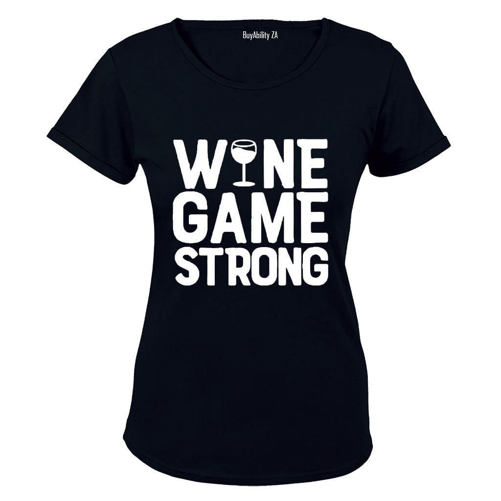 Wine Game Strong - Ladies - T-Shirt
