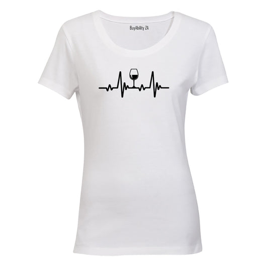 Wine Lifeline - Ladies - T-Shirt - BuyAbility South Africa