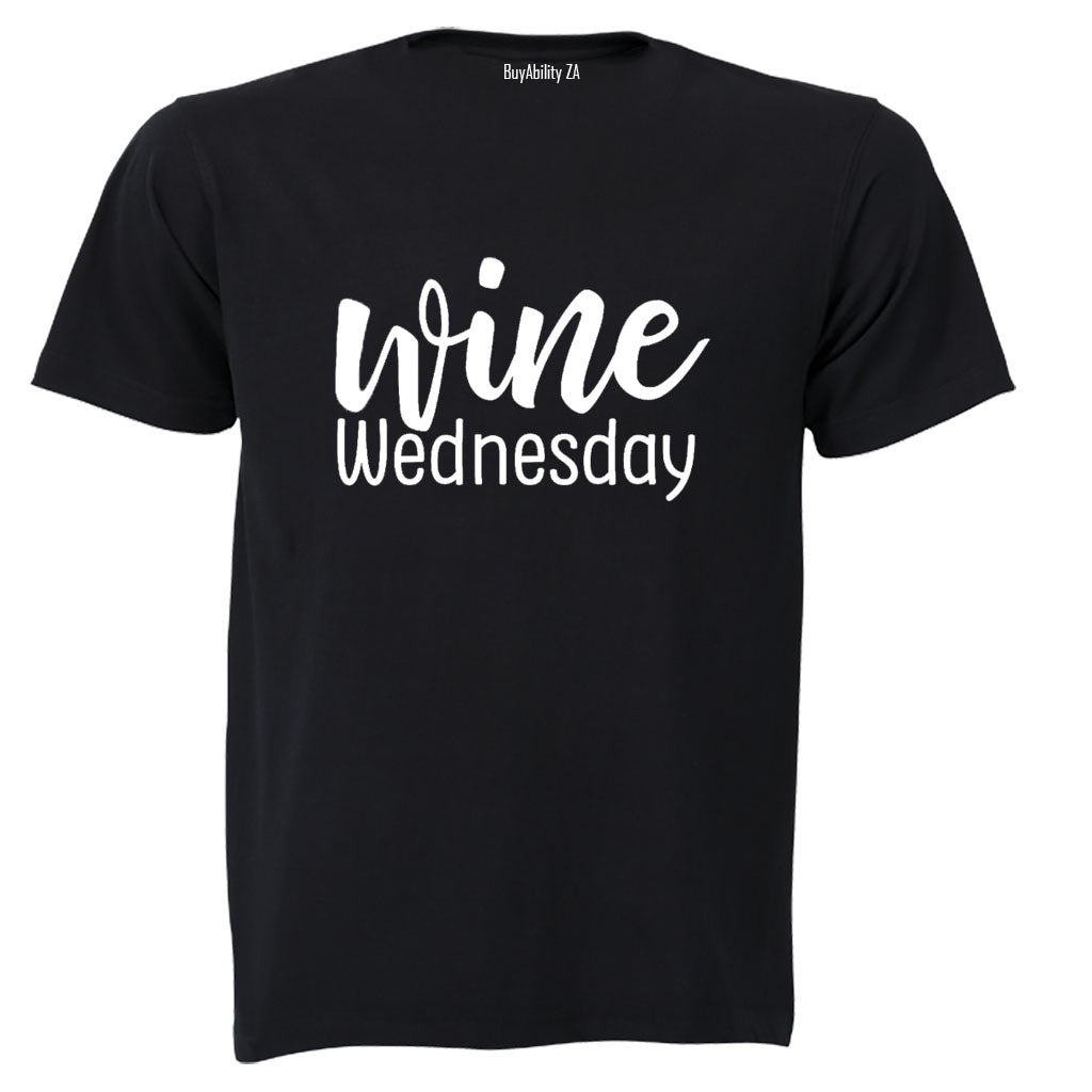 Wine Wednesday - Adults - T-Shirt - BuyAbility South Africa