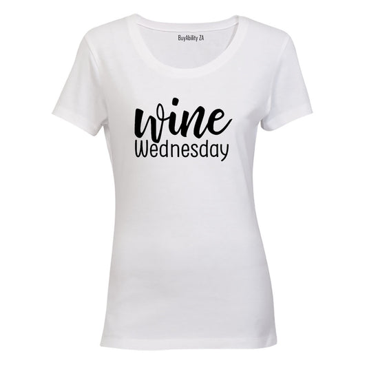 Wine Wednesday - Ladies - T-Shirt - BuyAbility South Africa